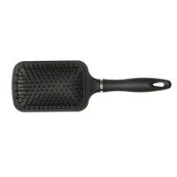 Classical rubber cushion scalp massage hair brush large square soft touch paddle brush best seller